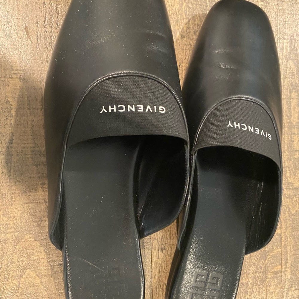 Givenchy Black Slip-On Mules - Picture 5 of 12